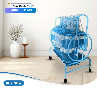 Picture of Dolna Bed For New Born Baby A Cozy Nest Cradle model no MS-501  dolna bed with mosquito net Bacchader Dolna Baby Dolna