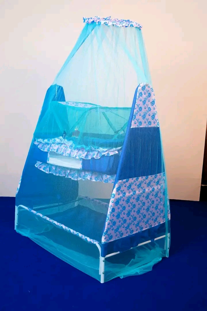 Picture of Dolna Bed For New Born Baby A Cozy Nest Cradle model no MS-3892  dolna bed with mosquito net Bacchader Dolna Baby Dolna