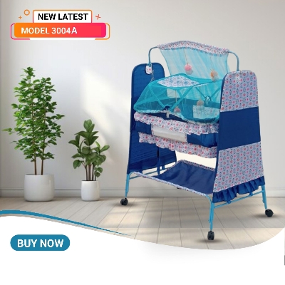 Picture of Dolna Bed For New Born Baby A Cozy Nest Cradle model no MS-3004A  dolna bed with mosquito net Bacchader Dolna Baby Dolna