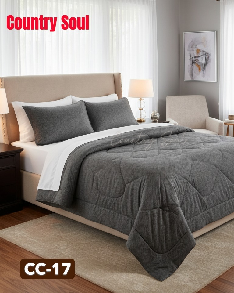 Picture of Country Soul Chinise Microfiber King Size Comforter, 7 Feet By 7.5 Feet, Super Soft, 8 Ounch Padding, Comes With Excellent Bag 1 Pcs