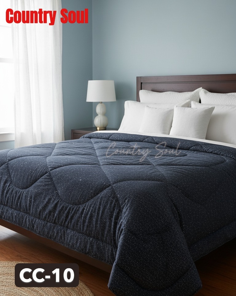 Picture of Country Soul Chinise Microfiber King Size Comforter, 7 Feet By 7.5 Feet, Super Soft, 8 Ounch Padding, Comes With Excellent Bag 1 Pcs