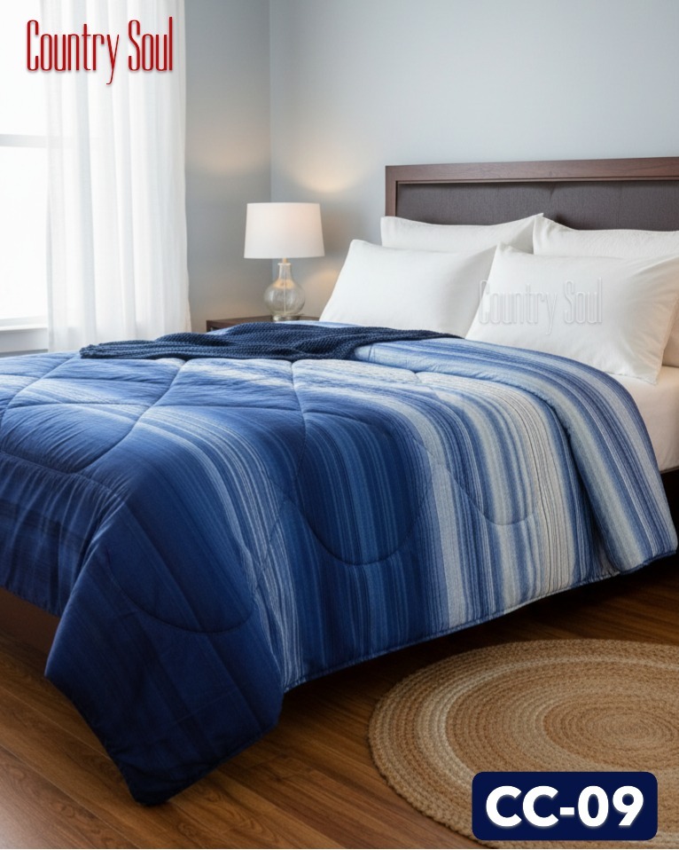 Picture of Country Soul Chinise Microfiber King Size Comforter, 7 Feet By 7.5 Feet, Super Soft, 8 Ounch Padding, Comes With Excellent Bag 1 Pcs