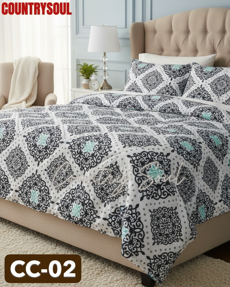 Picture of Country Soul Chinise Microfiber King Size Comforter, 7 Feet By 7.5 Feet, Super Soft, 8 Ounch Padding, Comes With Excellent Bag 1 Pcs