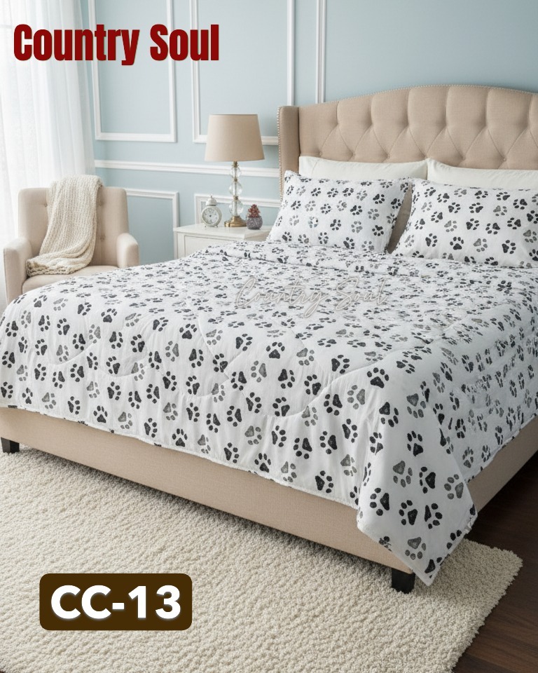 Picture of Country Soul Chinise Microfiber King Size Comforter, 7 Feet By 7.5 Feet, Super Soft, 8 Ounch Padding, Comes With Excellent Bag 1 Pcs