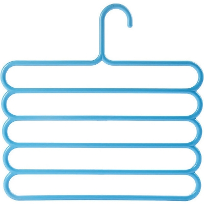 Picture of Five -layer drying rack hanger Multi -layer silk scarf 5 -layer pants rack wardrobe hanging pants hanger scarf tie hanging rack(3pcs)