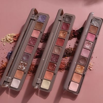 Picture of Lamela 9 colors long-lasting matte and shimmer eyeshadow palette(1pcs)