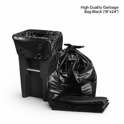 Picture of High Quality Garbage Bag Black (20"X24") /Trash Bag/Waste Bag 500g