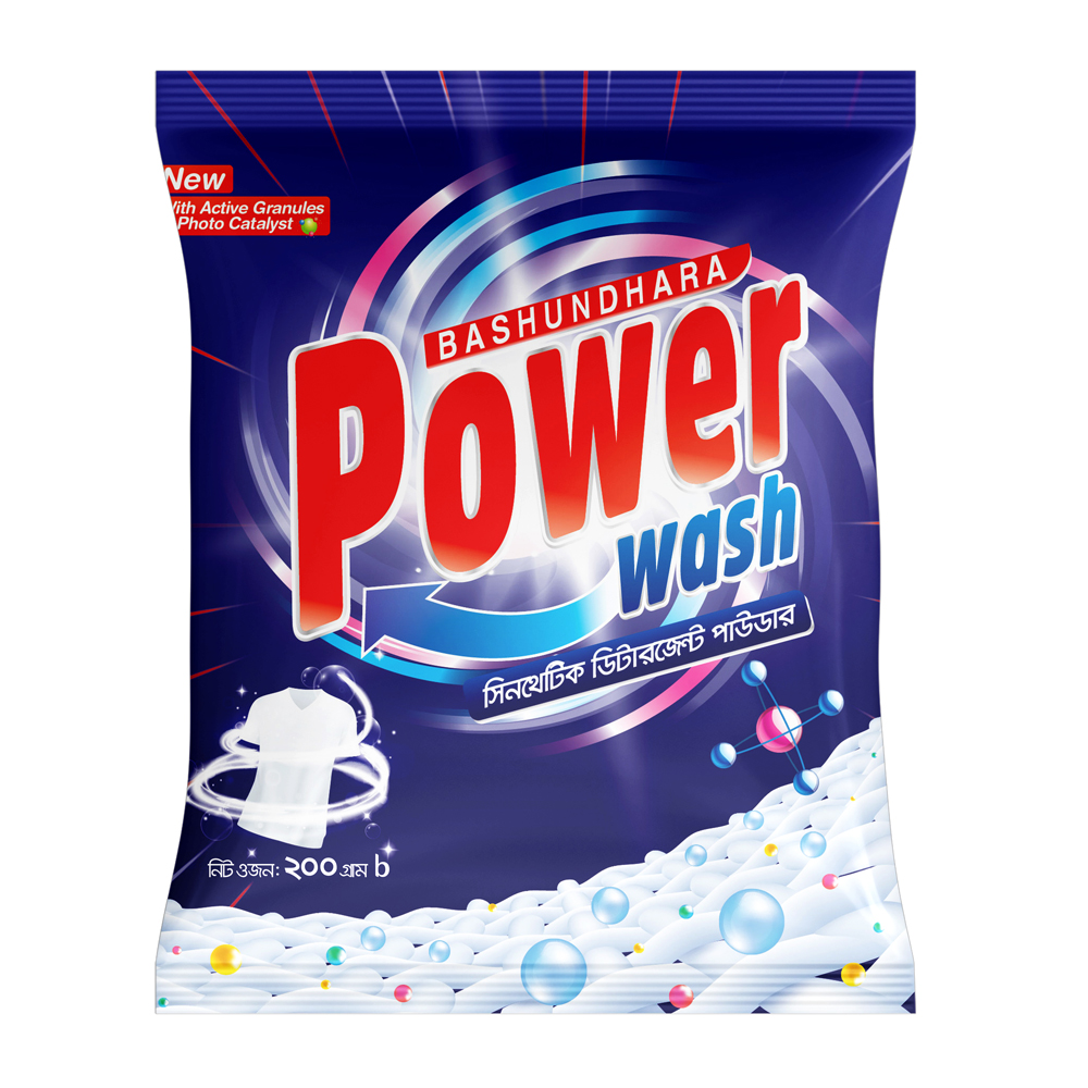 Picture of Power Wash White Detergent Powder 200g