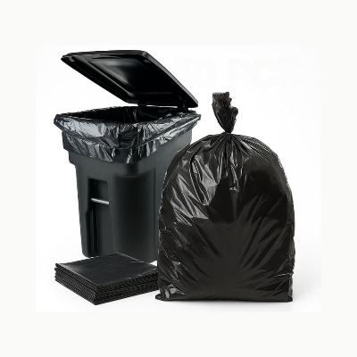 Picture of Black Garbage Poly Trash Bag (20" X 30") – 1kg