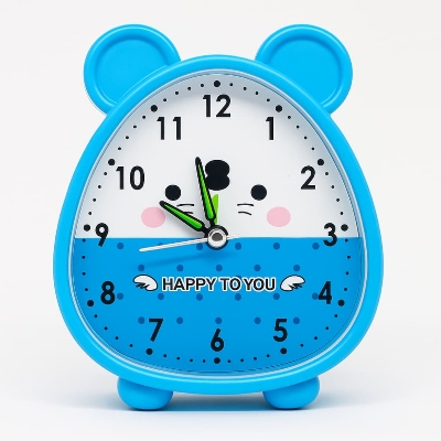 Picture of Table Clock Kitty Shape With Alarm – Fancy Design Desk Analog Clock