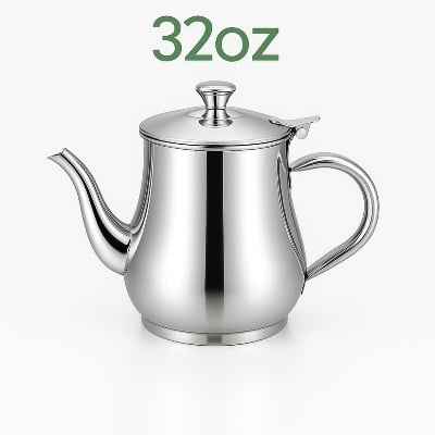 Picture of Stainless Steel Oil Bottle – Large Capacity Oil, Soy Sauce, Vinegar & Coffee Storage Container