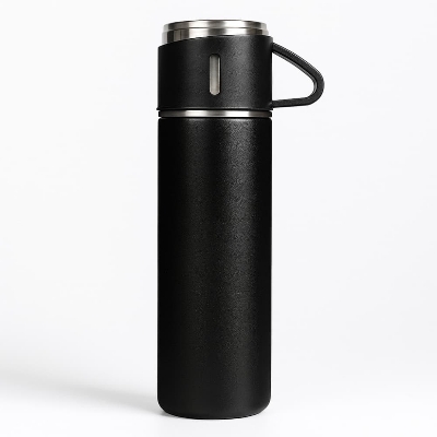 Picture of 500ML Stainless Steel Thermo Vacuum Flask Gift Set | Office & Outdoor Thermal Bottle with Cup