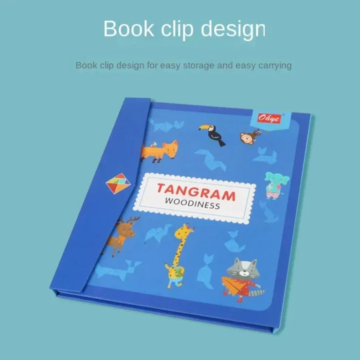Picture of Tangram Magnetic Wooden Game Children best quality
