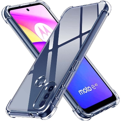 Picture of Motorola Moto E30 / E40 Premium Silicone Case Crystal Clear Soft TPU Ultra-Thin Transparent Flexible Protective Mobile Phone Back Cover