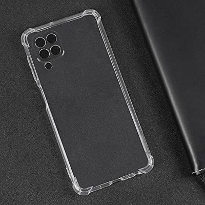 Picture of Samsung Galaxy M32 4G Camera Protection Premium Silicone Case Crystal Clear Soft TPU Ultra-Thin Transparent Flexible Protective Mobile Phone Back Cover