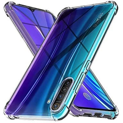 Picture of For Realme X2 / Realme XT Shockproof Bumper Case with Clear Soft TPU Protective Phone Cover for