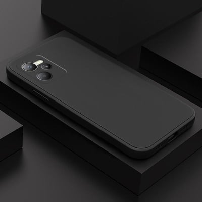 Picture of For Realme C35 / Realme Narzo 50A Liquid Silicone Soft Gel Rubber Shockproof Cover - মোবাইল ফোন - Phone - Camera