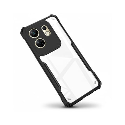 Picture of For Infinix Zero 30 4G Edge-Reinforced Shockproof Cushion Back Clear Hybrid Transparent Hard Cover Casing