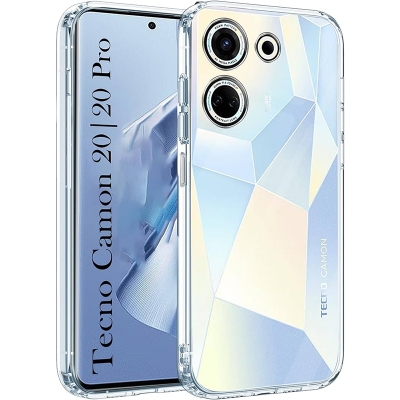 Picture of For Tecno Camon 20/Tecno Camon 20 Pro Case Soft Transparent Full Protection Clear Back Cover Tecno Camon20 Pro Phone Cases