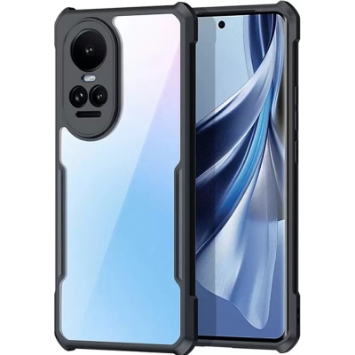 Picture of For OPPO Reno 10 5G, OPPO Reno 10 Pro 5G (Black,Transparent) Back Cover