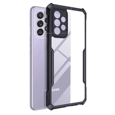 Picture of Product details of For Samsung Galaxy A24 4G Bumper Clear Mobile Phone Case For Samsung Galaxy A24 4G Back Cover Bi-color gradual color changing , and -Hard , and wear resistant Glossy sur