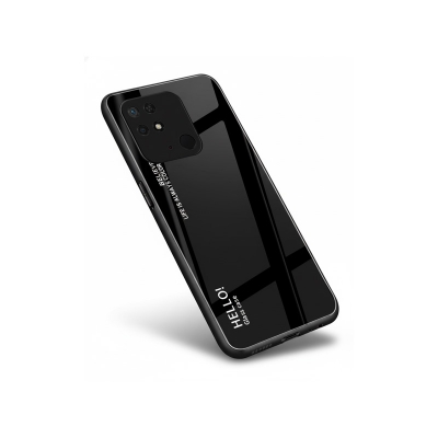Picture of for Xiaomi Redmi 10C Case Gradient Phone Back Hard Glass Cover