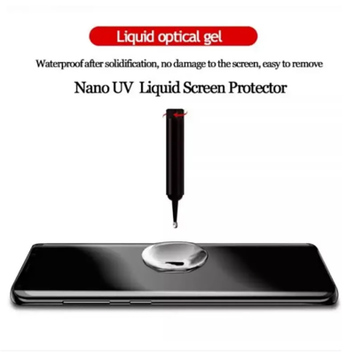 Picture of For VIVO X80 PRO  HD Curved UV High QualityTempered Glass Screen Protector One minute brand UV