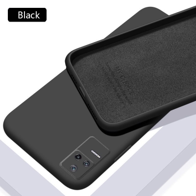 Picture of FOR Xiaomi Redmi K50 /  Soft Liquid Silicone Phone Casing Shockproof Luxury Cover