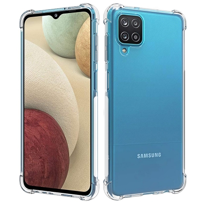 Picture of for Samsung Galaxy A22 4G / F22 4G / M22 4G / M32 4G Silicone Airbag cover Shockproof Transparent Protective Clear Back Cover TPU Case