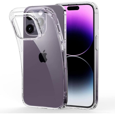 Picture of For apple iPhone 15 Pro Max Case Slim Fit Soft Clear TPU Shockproof Shell Protective Cover For apple iPhone 15 Pro Max Case Transparent