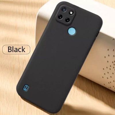 Picture of For Realme c21y/c25y Silicon Back Cover with Riband soft silicone case