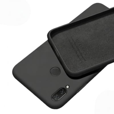 Picture of Samsung Galaxy A10S Heavy-Duty Liquid Silicone Shockproof Case - Durable Gel Rubber Cover Offering Complete Phone Protection