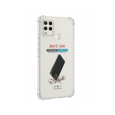 Picture of For Infinix Hot 10s Back Cover Transparent Water Clear Soft Back Case Infinix Hot 10s