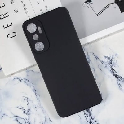 Picture of For Infinix Hot 20 Heavy Strong Liquid Silicone Soft Gel Rubber Shockproof Cover Case For Infinix Hot 20 Phone Back Cover