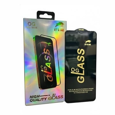 Picture of OnePlus 9RT Gorila Glass Screen Protector Full Glue 9H HD Screen Protector Tempered Glass Edge To Edge Full Screen Premium Quality OnePlus 1 +9RT