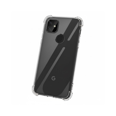 Picture of For Google Pixel 5A (5G) Luxury Case Crystal Clear Soft Transparent TPU Ultra-Thin Transparent Flexible Protective Mobile Phone Back Cover cases