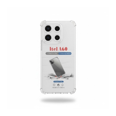 Picture of Itel A60 Clear Cover Soft Thin Anti-Scratches Crystal Case(Transparent) A 60 itelA60