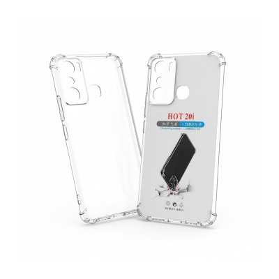 Picture of For Infinix Hot 20i - IMPT Premium Silicone Case Crystal Clear Soft TPU Ultra-Thin Transparent Flexible Protective Mobile Phone Back Cover