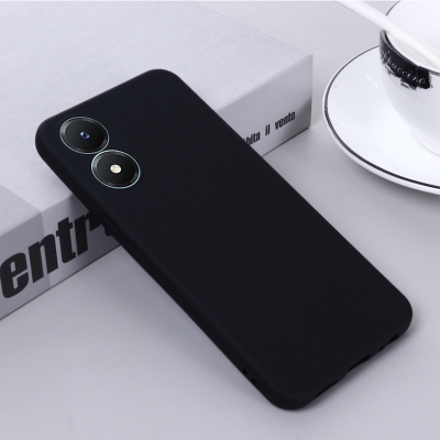 Picture of Vivo Y02 Back Cover Full Camera Protactor Liquit Silicone Cases - Camera - Phone Back Cover