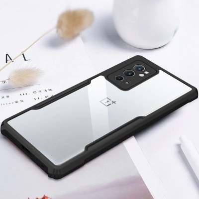 Picture of OnePlus 9RT (1+9RT) Edge-Reinforced Shockproof Cushion Back Clear Hybrid Transparent Hard Cover Casing