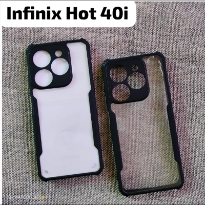 Picture of For Infinix Hot 40i Back Cover Shockproof Xundd Fusion Back Cover Transparent With Camera Bump Protection  Infinix Hot 40i Mobile Phone Back Case