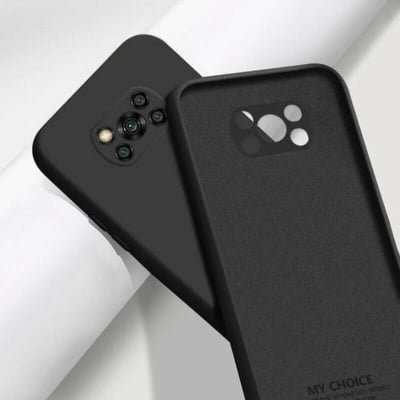 Picture of For Xiaomi Poco X3 NFC Liquid Silicone Cover Soft Phone Protective Bumper For Xiaomi Poco X3 NFC Back Cover