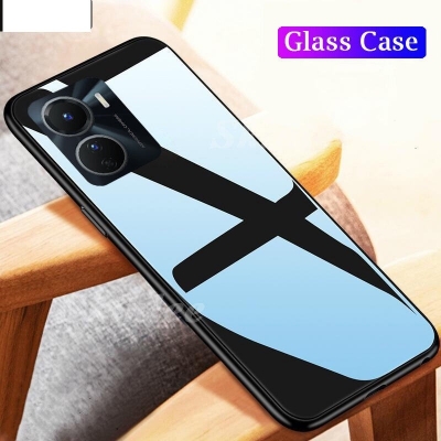 Picture of VIVO Y16 Back Cover Full Protection Tempered Glass Casing Cover for VIVO Y16 Cover Case