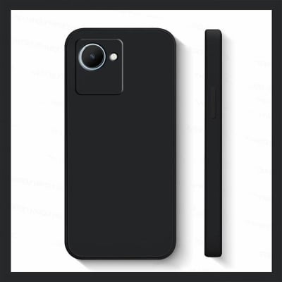 Picture of For Realme C30 Liquid Silicone Soft Gel Rubber Shockproof Cover - Phone - Camera - Protect Realme C30 With A Shockproof