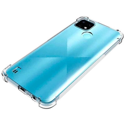 Picture of Realme C21 Premium Silicone Case Crystal Clear Soft TPU Ultra-Thin Transparent Flexible Protective Mobile Phone Back Cover