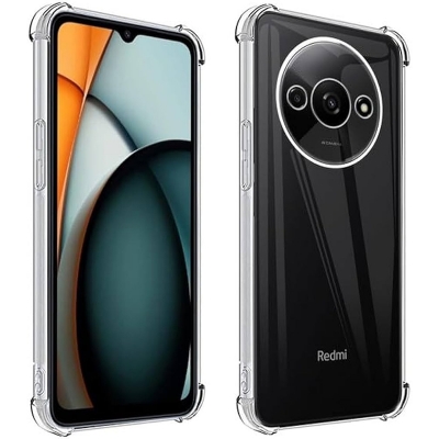 Picture of For Redmi A3 2024 Premium Quality Liquit Silicone Cases Shockproof Anti-Slip Soft Tpu Sandstone Matte Back Case Cover
