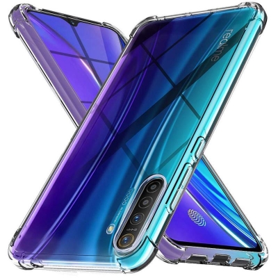 Picture of For Realme XT / Realme X2 / Oppo K5 Premium Silicone Case Crystal Clear Soft TPU Ultra-Thin Transparent Flexible Protective Mobile Phone Back Cover Back Case