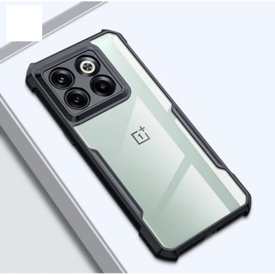 Picture of For OnePlus 10 Pro 5G - Transparent Silica Gel Matte ShockProof Slim Thin Back Cover Phone Case With Bumper
