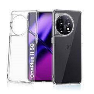 Picture of For Oneplus 11 Case Slim Fit Soft Clear TPU Shockproof Shell Protective Cover For Oneplus 11 Case Transparent - Phone - Camera