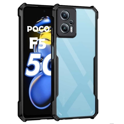 Picture of For Xiaomi  Poco F5 Xundd Bumper Case Reinforced Corner with Shock-Proof Transparent Back Cover Phone Case